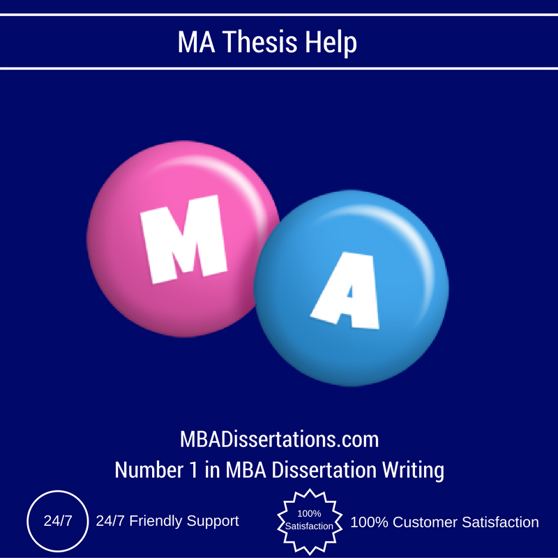 Ma thesis writing service
